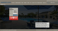 Desktop Screenshot of marinerscoveapartmenthomes.com